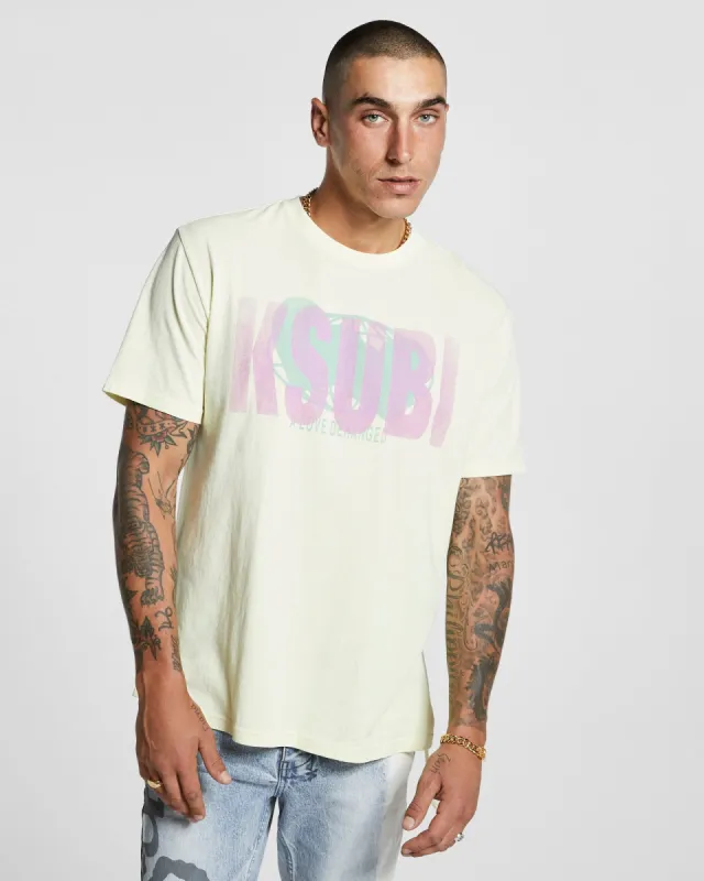 DERANGED KASH SS TEE LEMON sold by Ksubi