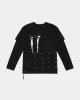 LOVE TRIP LS TEE JET BLACK sold by Ksubi
