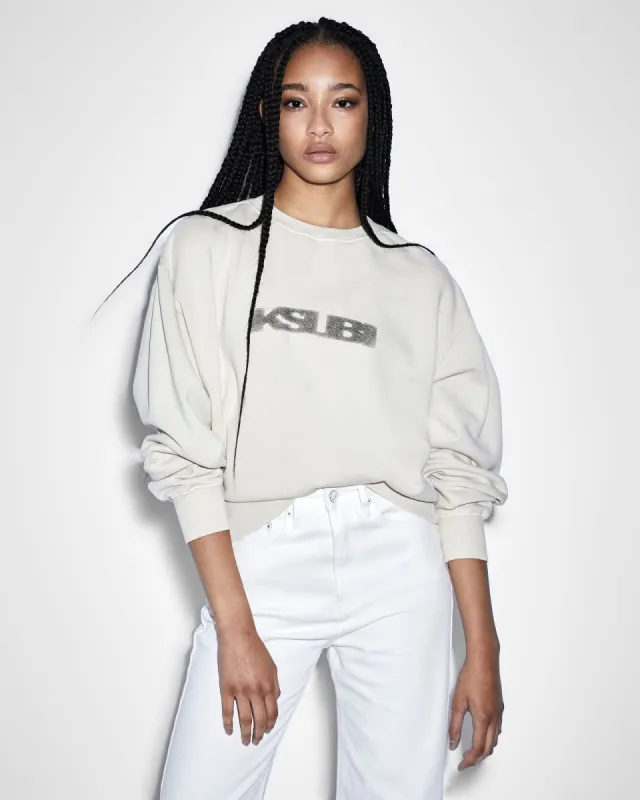 SOTT MARBLE KLASSIC CREW ECRU sold by Ksubi