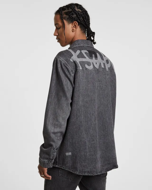 ATMOSHPHERE SHIRT ASPHALT sold by Ksubi