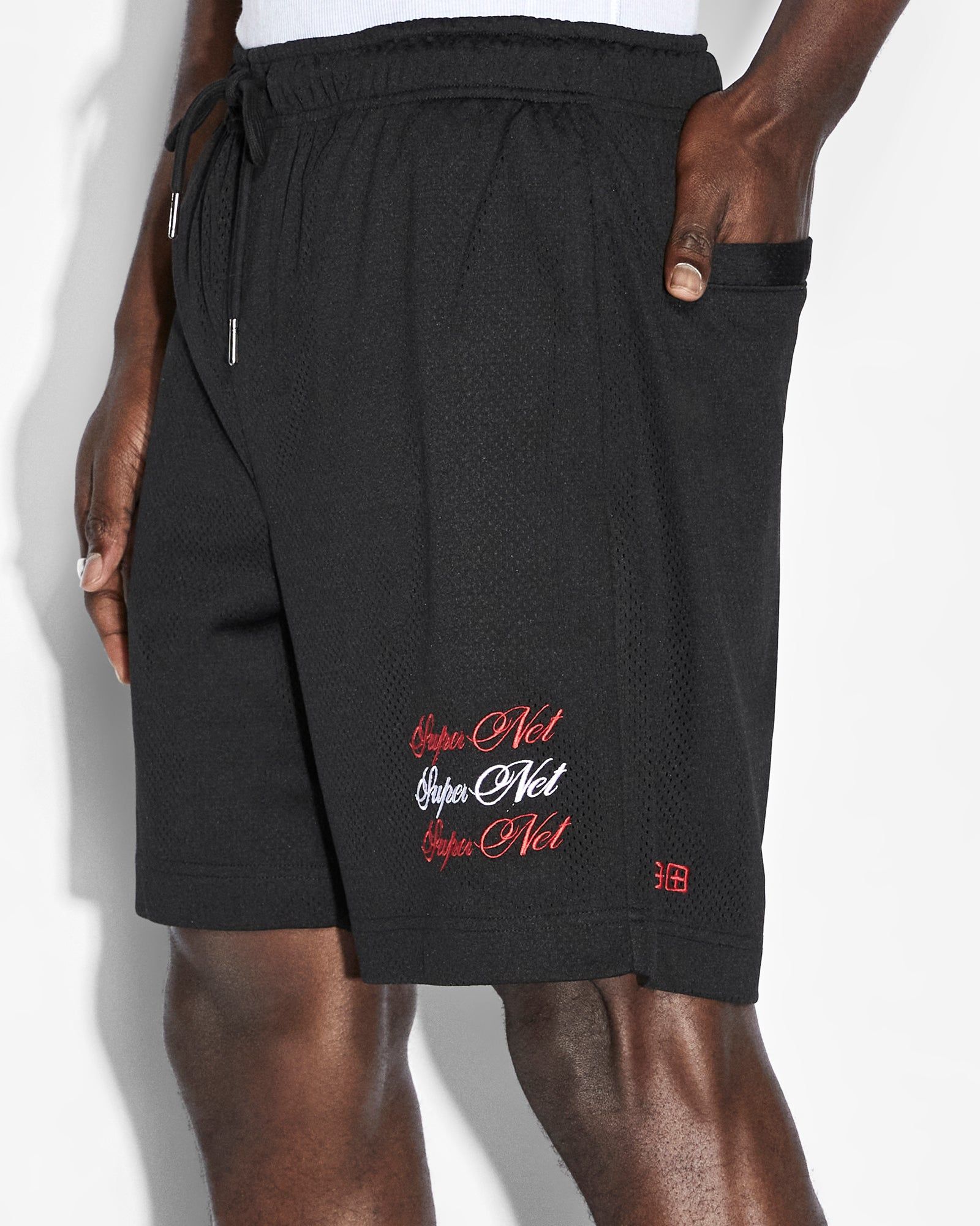 SCRIPTED MESH SHORT BLACK sold by Ksubi product image thumbnail 4