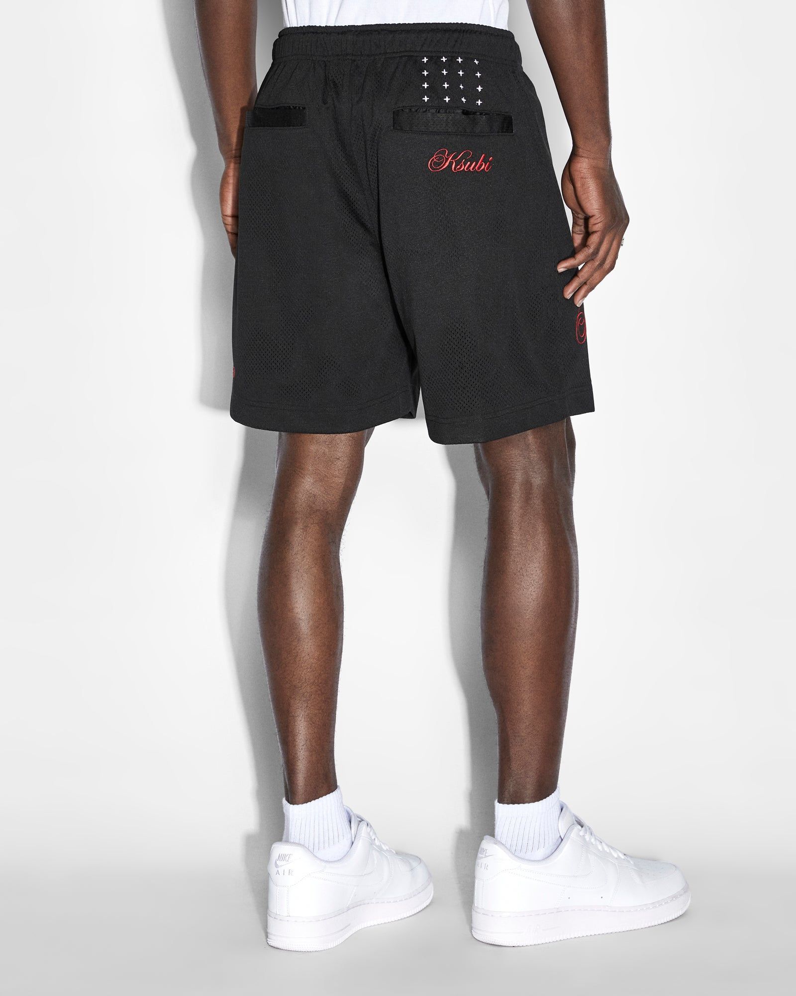SCRIPTED MESH SHORT BLACK sold by Ksubi product image thumbnail 3