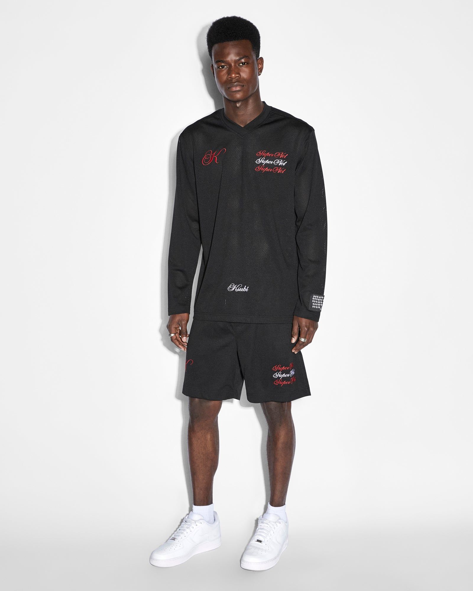 SCRIPTED MESH SHORT BLACK sold by Ksubi product image thumbnail 2