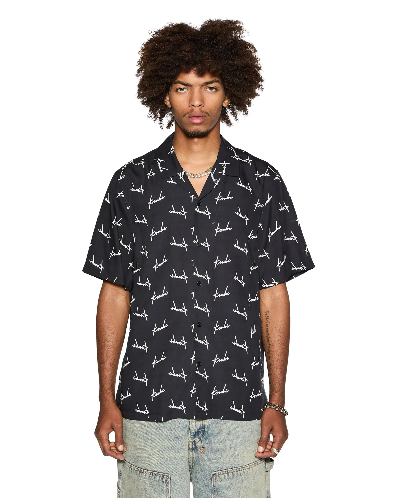 SKRIPT RESORT SS SHIRT BLACK sold by Ksubi product image thumbnail 4