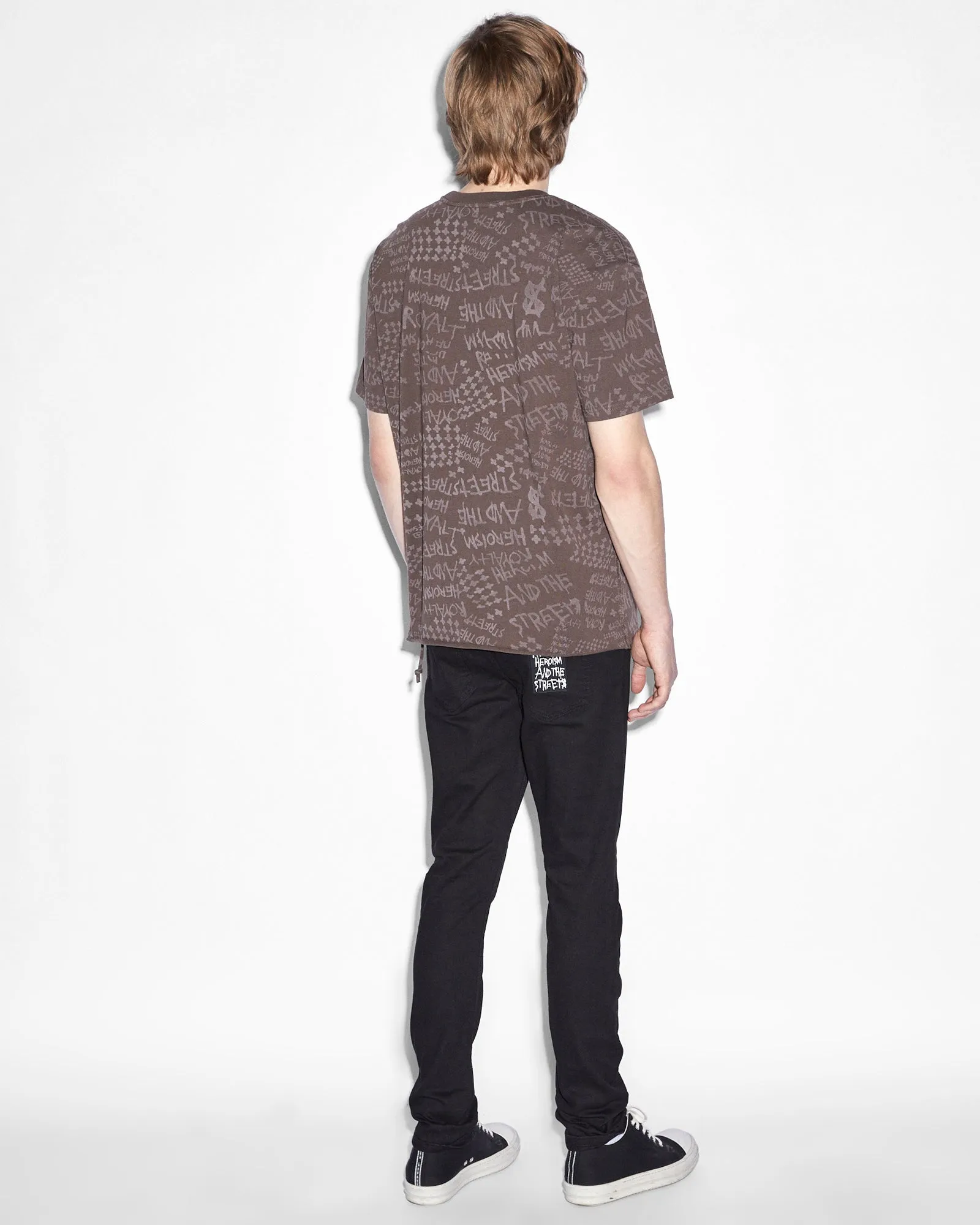 HEROISM BIGGIE SS TEE JAVA sold by Ksubi product image thumbnail 4