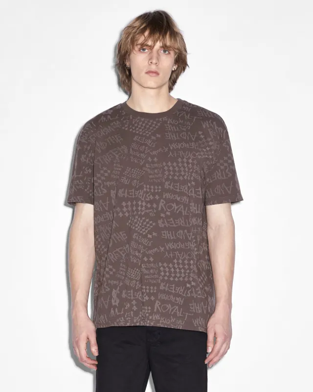 HEROISM BIGGIE SS TEE JAVA made by Ksubi