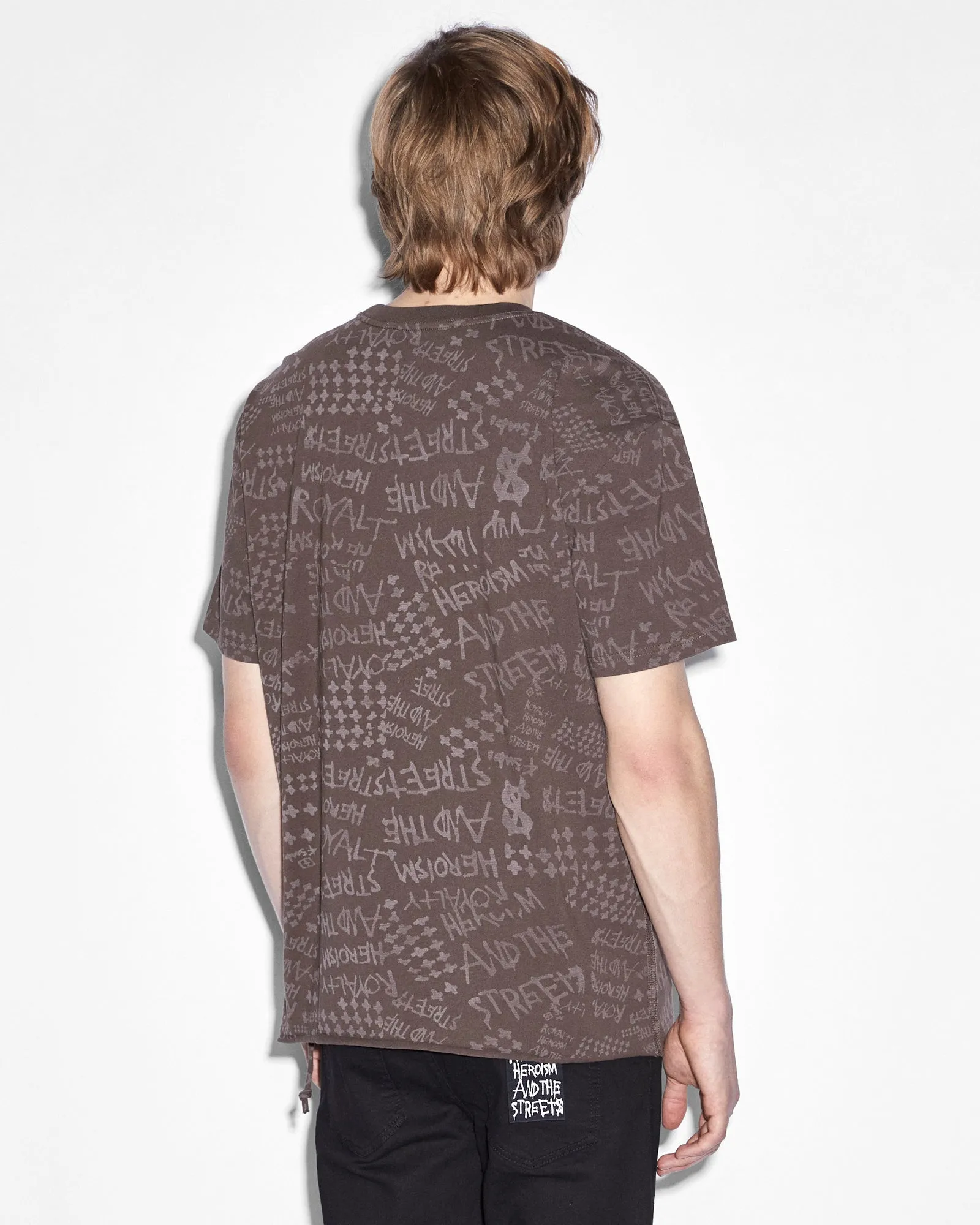 HEROISM BIGGIE SS TEE JAVA sold by Ksubi product image thumbnail 3