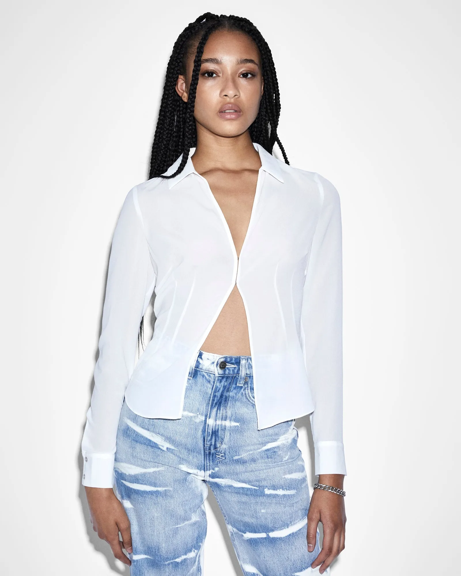 CHARMED SHIRT WHITE sold by Ksubi product image thumbnail 4