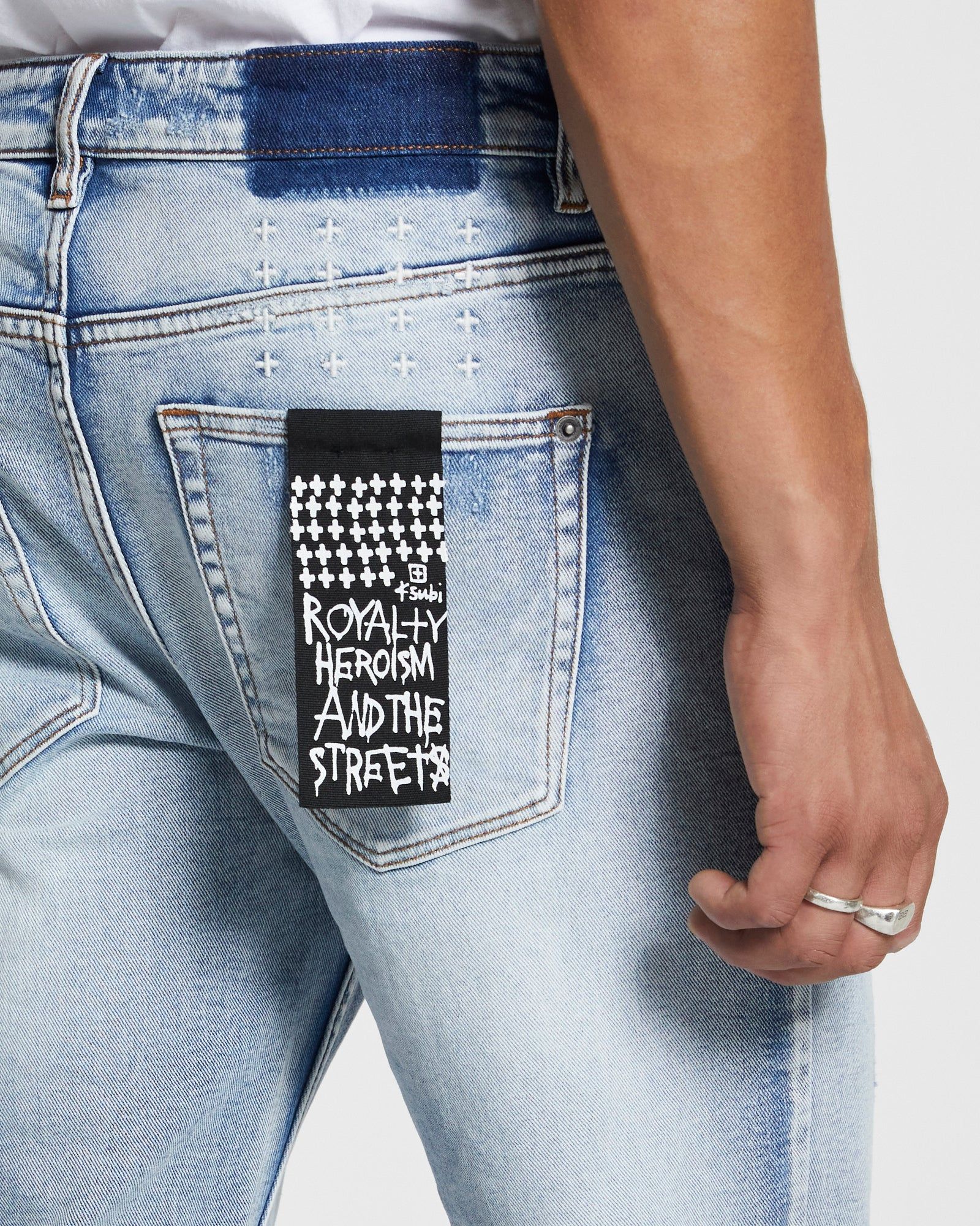 HAZLOW CITY HIGH TRASHED sold by Ksubi product image thumbnail 4