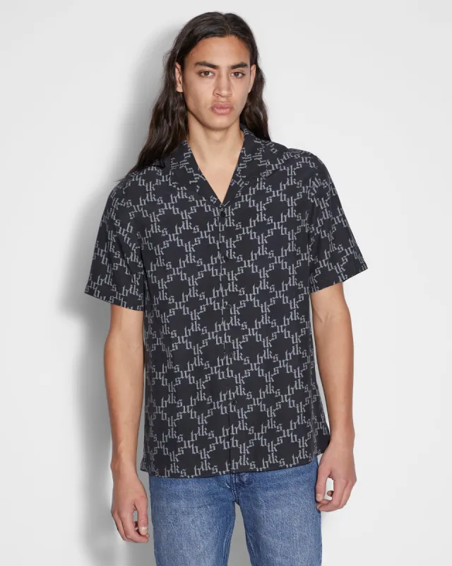 KULT RESORT SS SHIRT BLACK sold by Ksubi