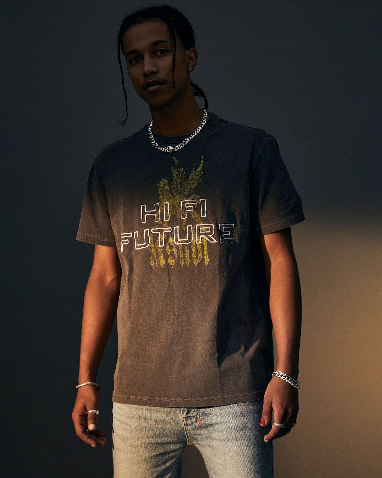 HIGH HORSE KASH SS TEE GREY sold by Ksubi product image thumbnail 2