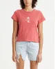 LONELY HEART MINI SS TEE RED sold by Ksubi