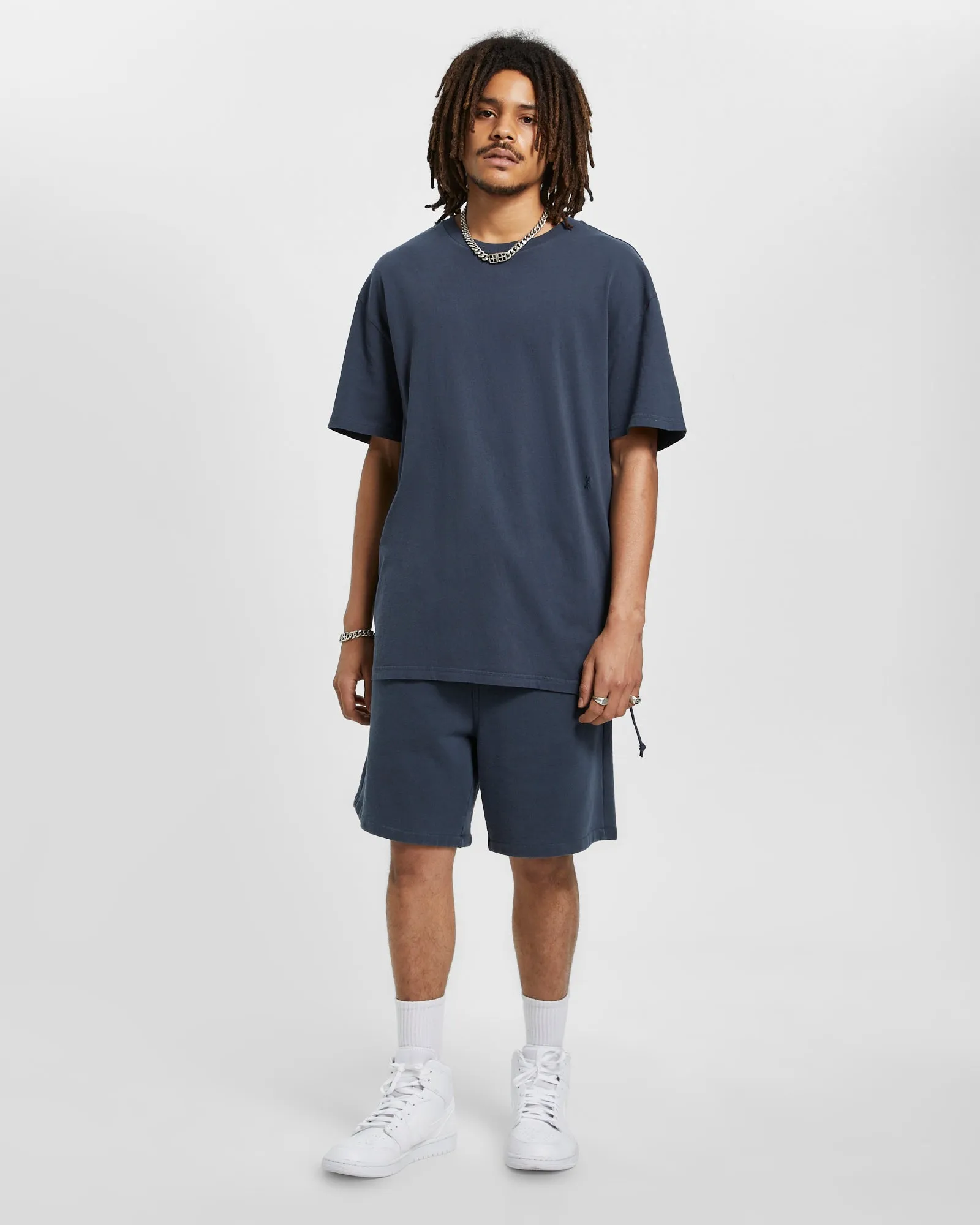 4 X 4 BIGGIE SS TEE NAVY sold by Ksubi product image thumbnail 2