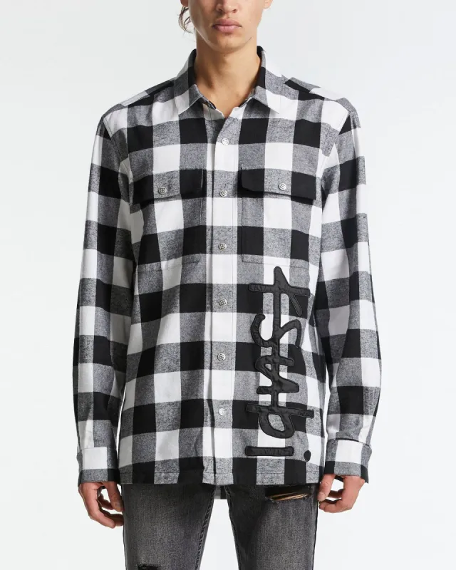 GENERATOR LS SHIRT BLACK/WHITE sold by Ksubi