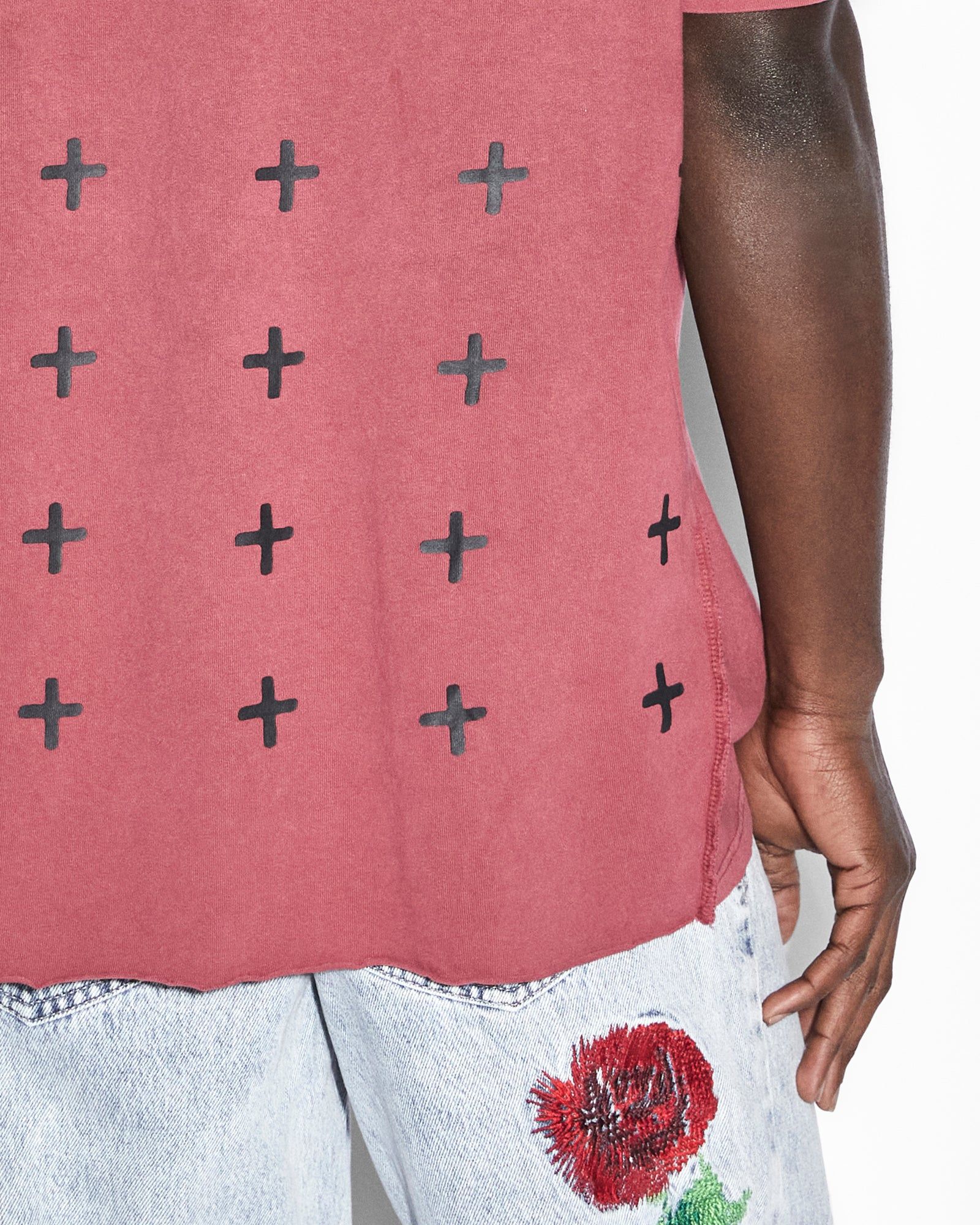 4X4 BIGGIE SS TEE OXBLOOD sold by Ksubi product image thumbnail 4