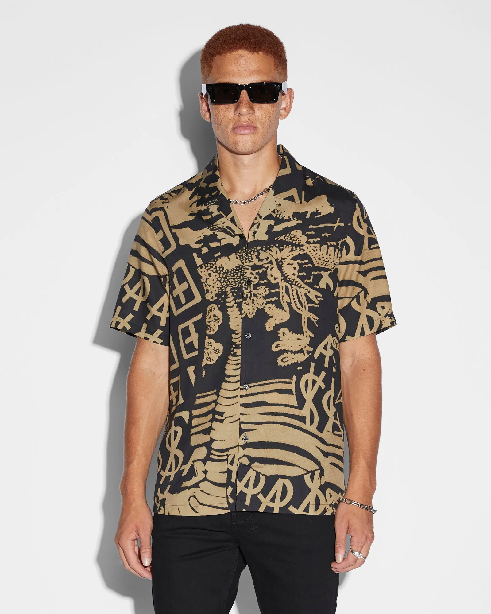 IKONIK RESORT SS SHIRT FADE sold by Ksubi product image thumbnail 4