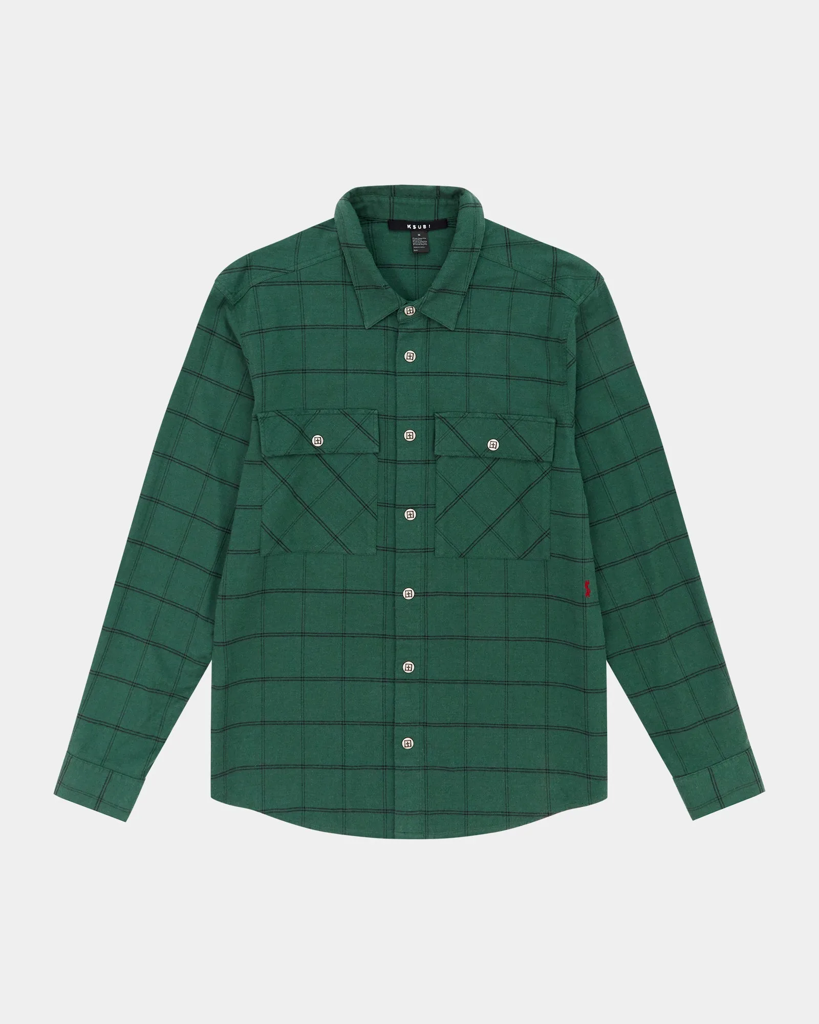 PARADOX LS SHIRT KHAKI FADE sold by Ksubi product image thumbnail 5