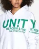 UNITY SLOUCH HOODIE WHITE sold by Ksubi
