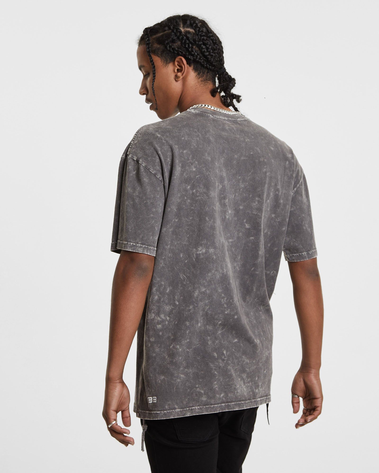 SIGN OF THE TIMES SS BIGGIE TEE IRON sold by Ksubi product image thumbnail 3