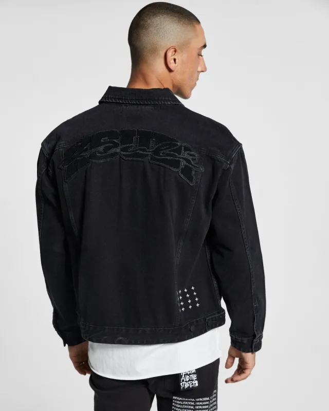OH.G JACKET K ACE BLACK sold by Ksubi