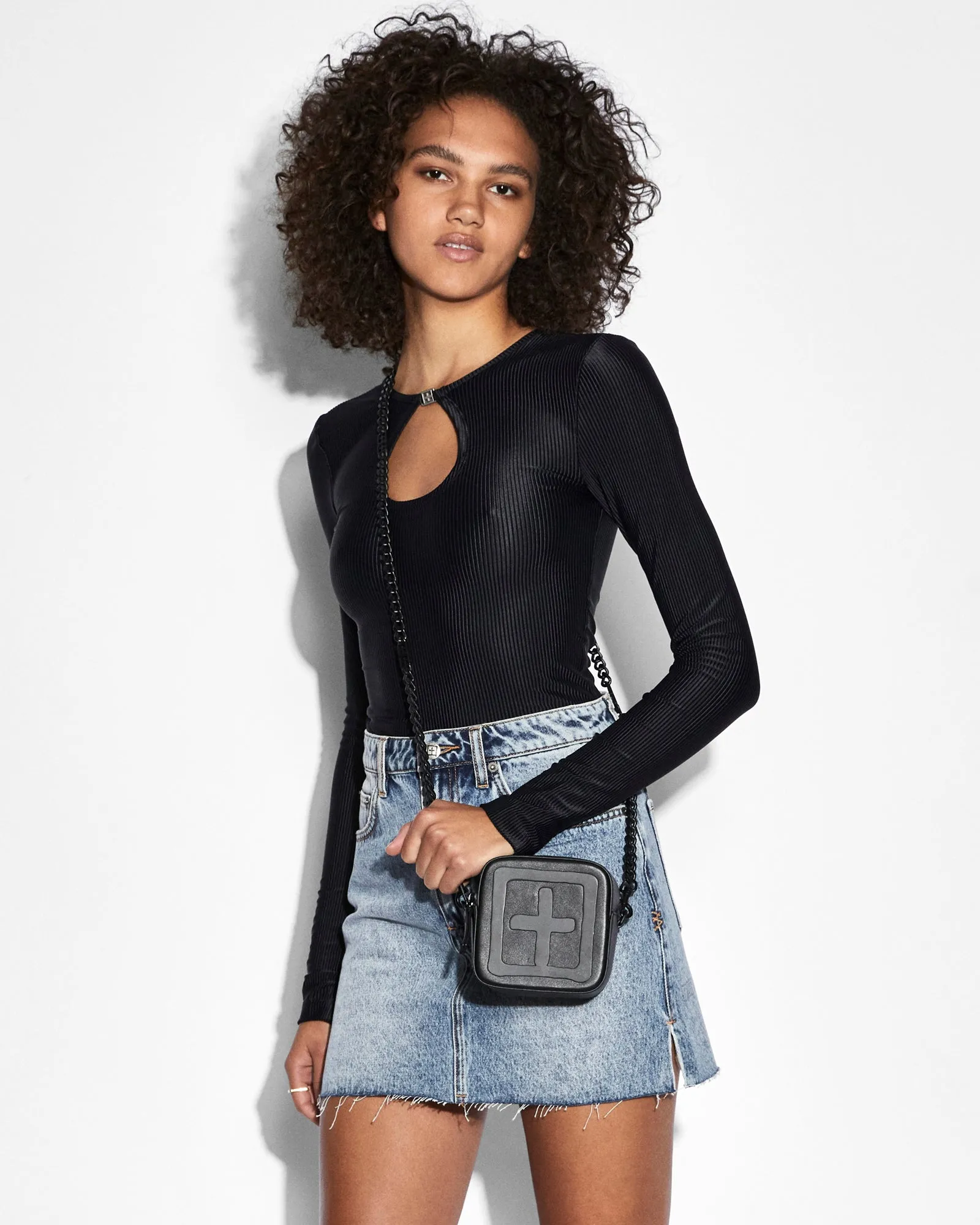 CHARMED KEYHOLE LS TOP BLACK sold by Ksubi product image thumbnail 3