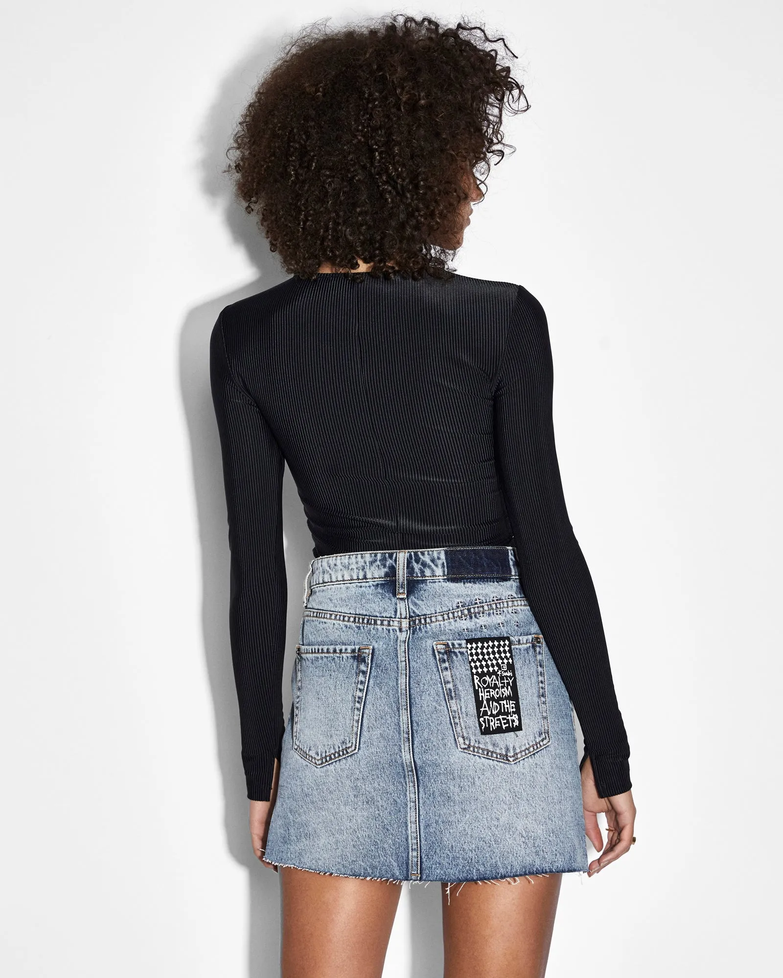 CHARMED KEYHOLE LS TOP BLACK sold by Ksubi product image thumbnail 4