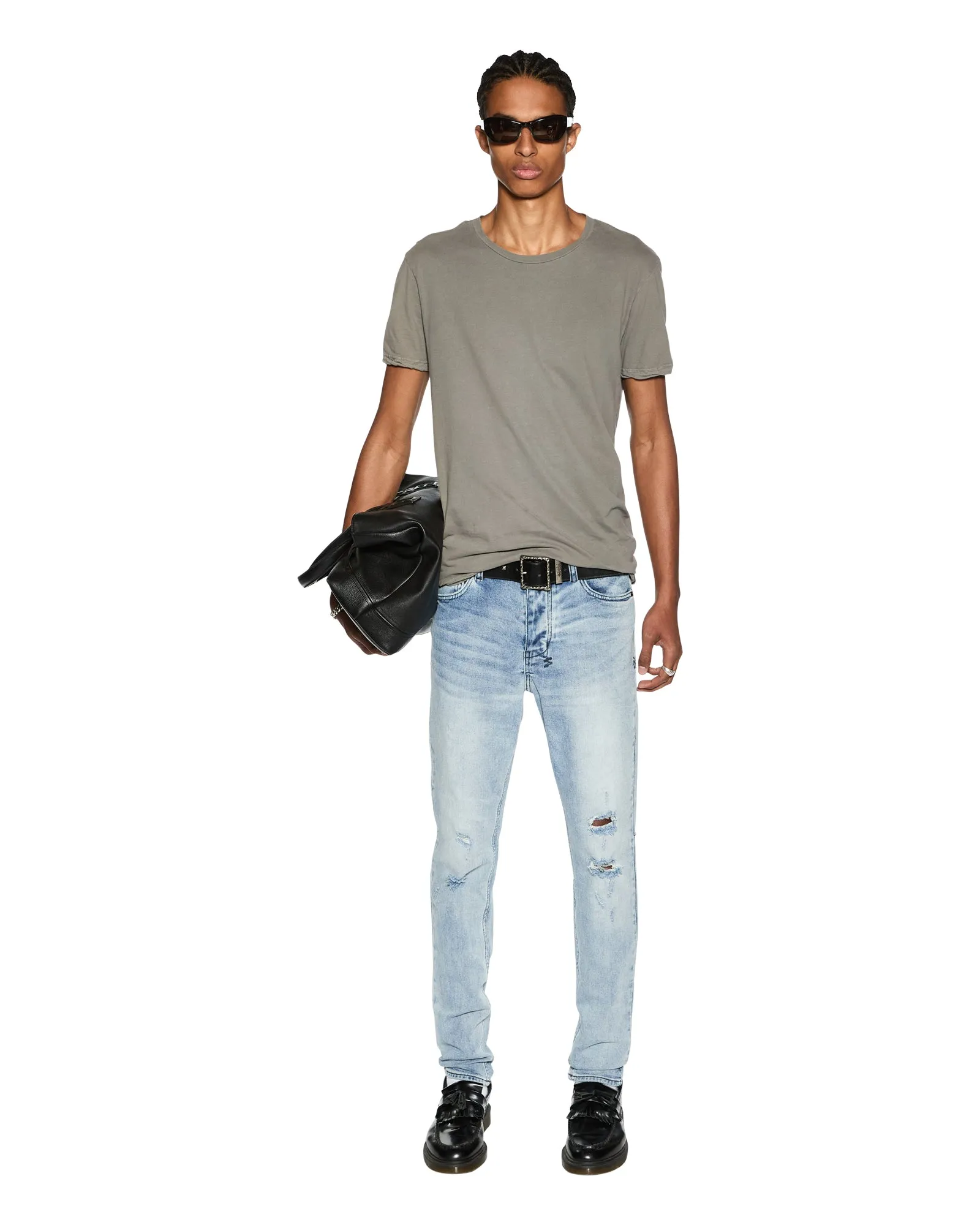 SEEING LINES SS TEE VINTAGE GREY sold by Ksubi product image thumbnail 2