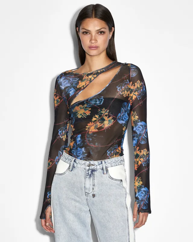 TRANSFER LS TOP CYBERFLORA made by Ksubi