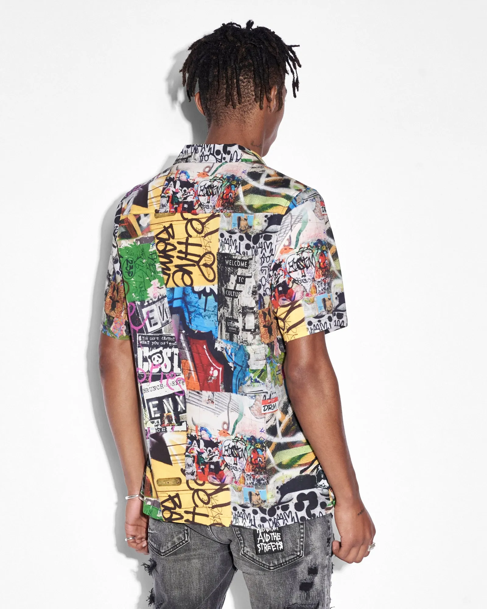 KULTURE RESORT SS SHIRT MULTI sold by Ksubi product image thumbnail 2