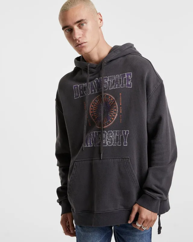 UNIVERSITY BIGGIE HOODIE FADED BLACK sold by Ksubi