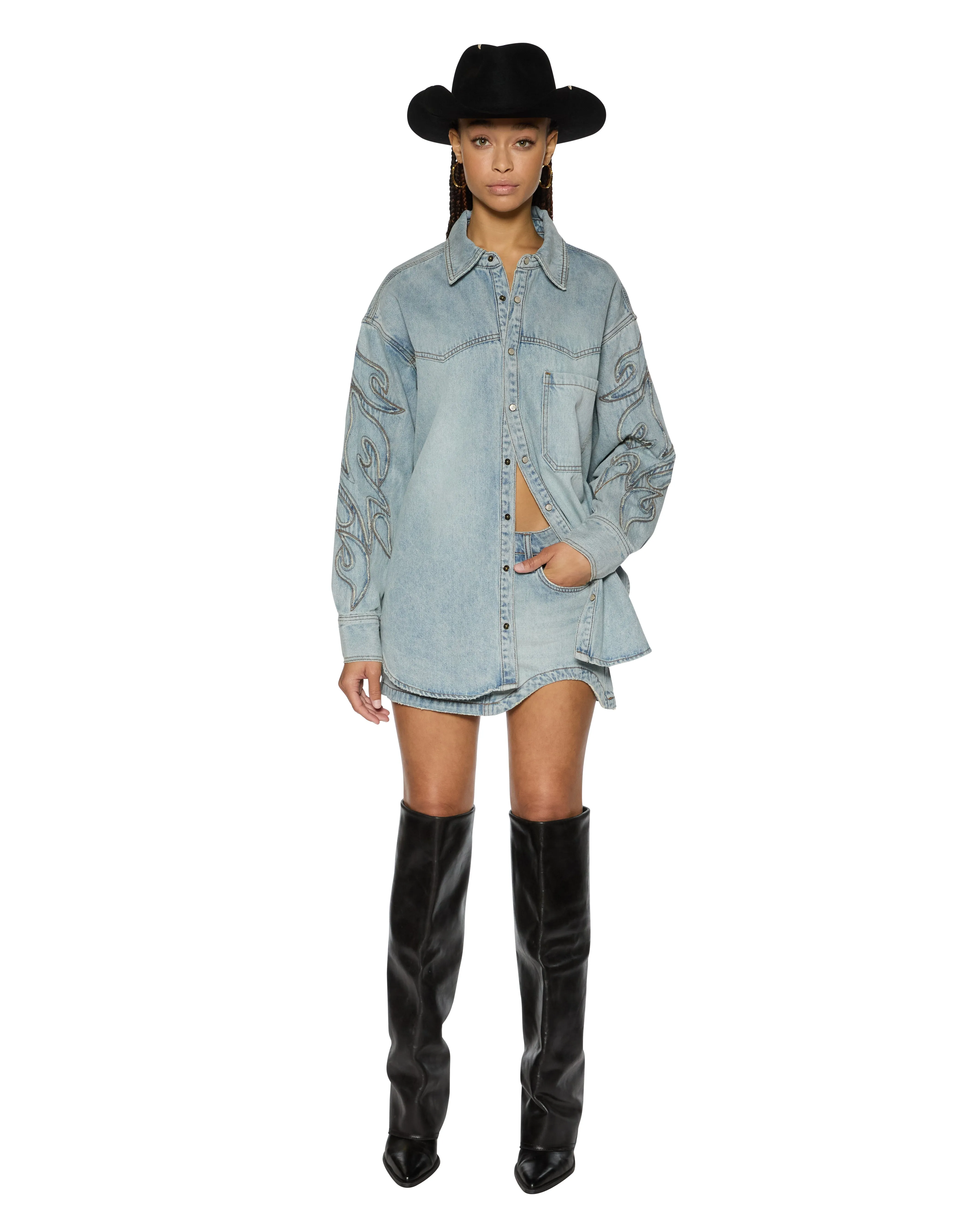 FRONTIER LS SHIRT PARAGON PATCH sold by Ksubi product image thumbnail 2