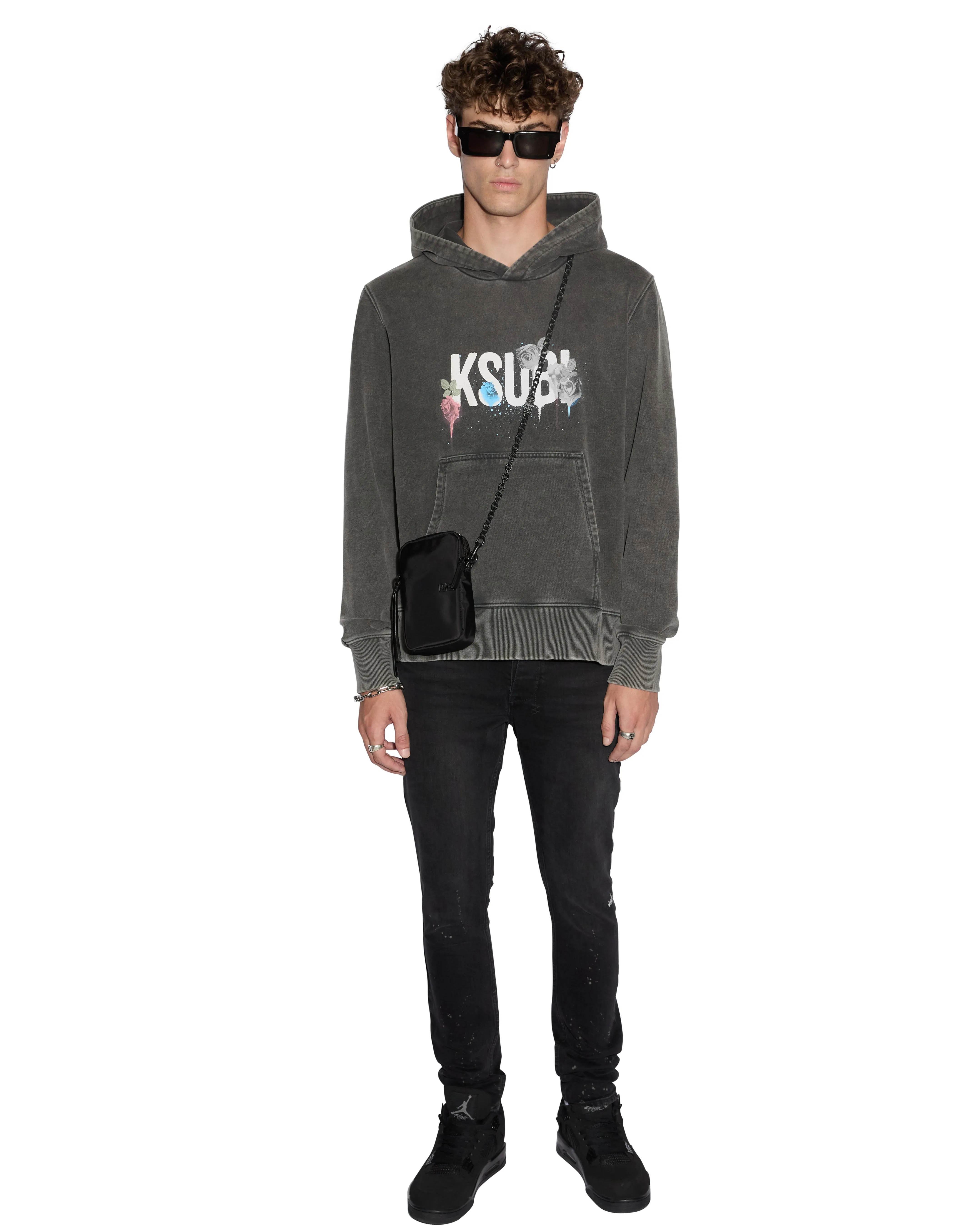 GRAFF ROSE KASH HOODIE ACID GREY sold by Ksubi product image thumbnail 3