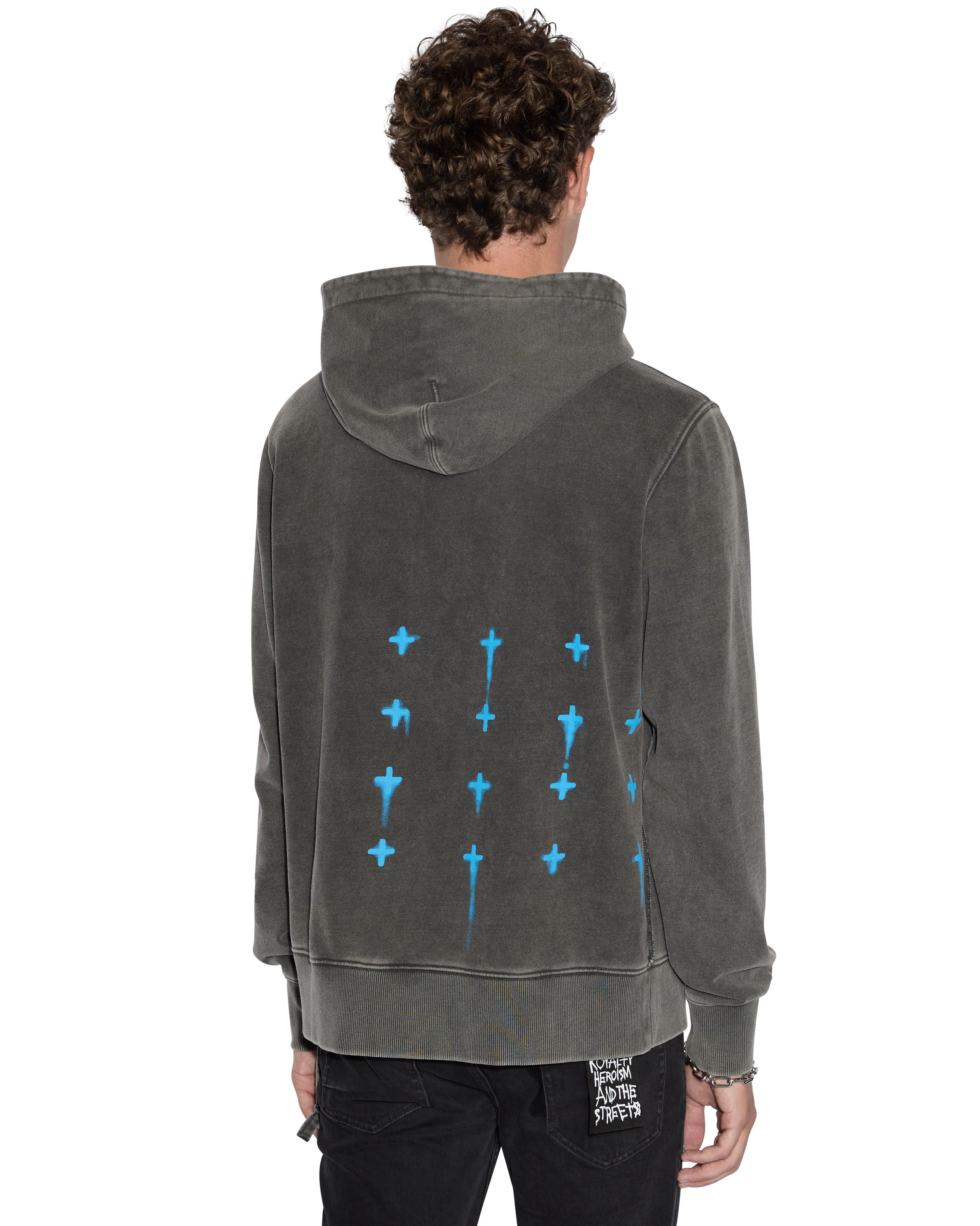 GRAFF ROSE KASH HOODIE ACID GREY sold by Ksubi product image thumbnail 4