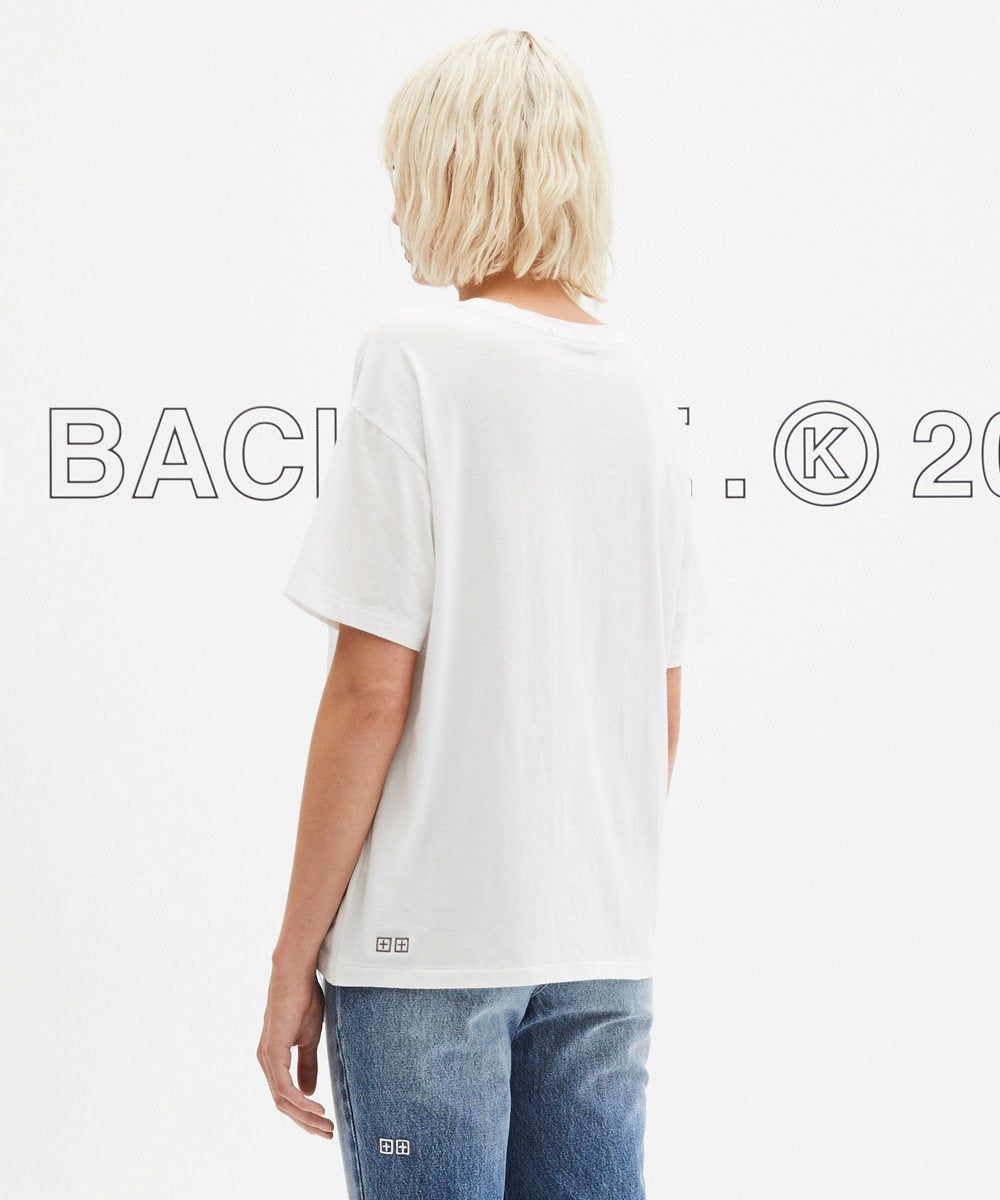 SNAKE DOLLAR SS TEE WORN IN WHTE sold by Ksubi product image thumbnail 4