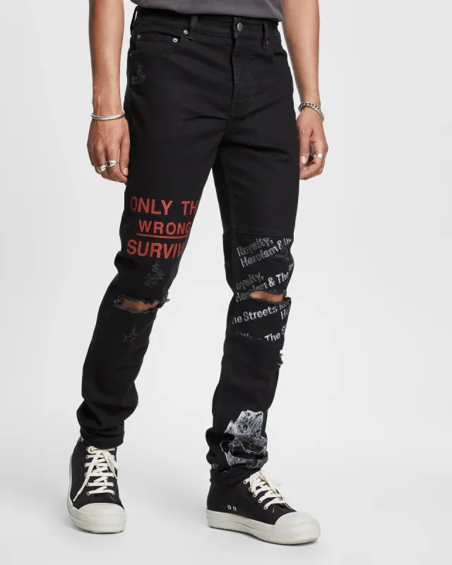 CHITCH LAID BLACK SURVIVE sold by Ksubi