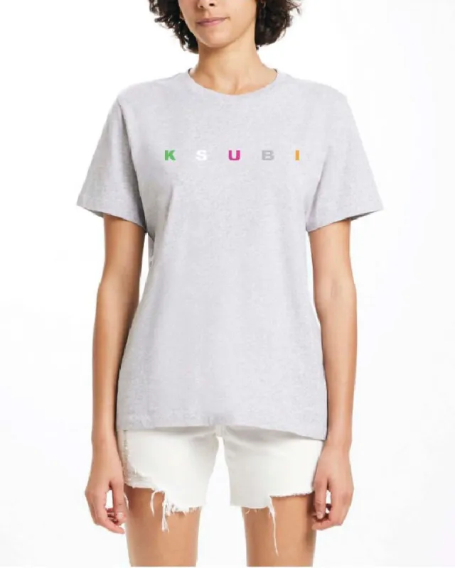 EMBLEME KLASSIC SS TEE GREY sold by Ksubi