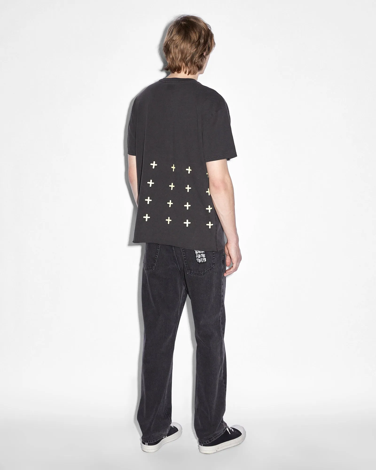 FLIGHT BIGGIE SS TEE FADED BLACK sold by Ksubi product image thumbnail 4