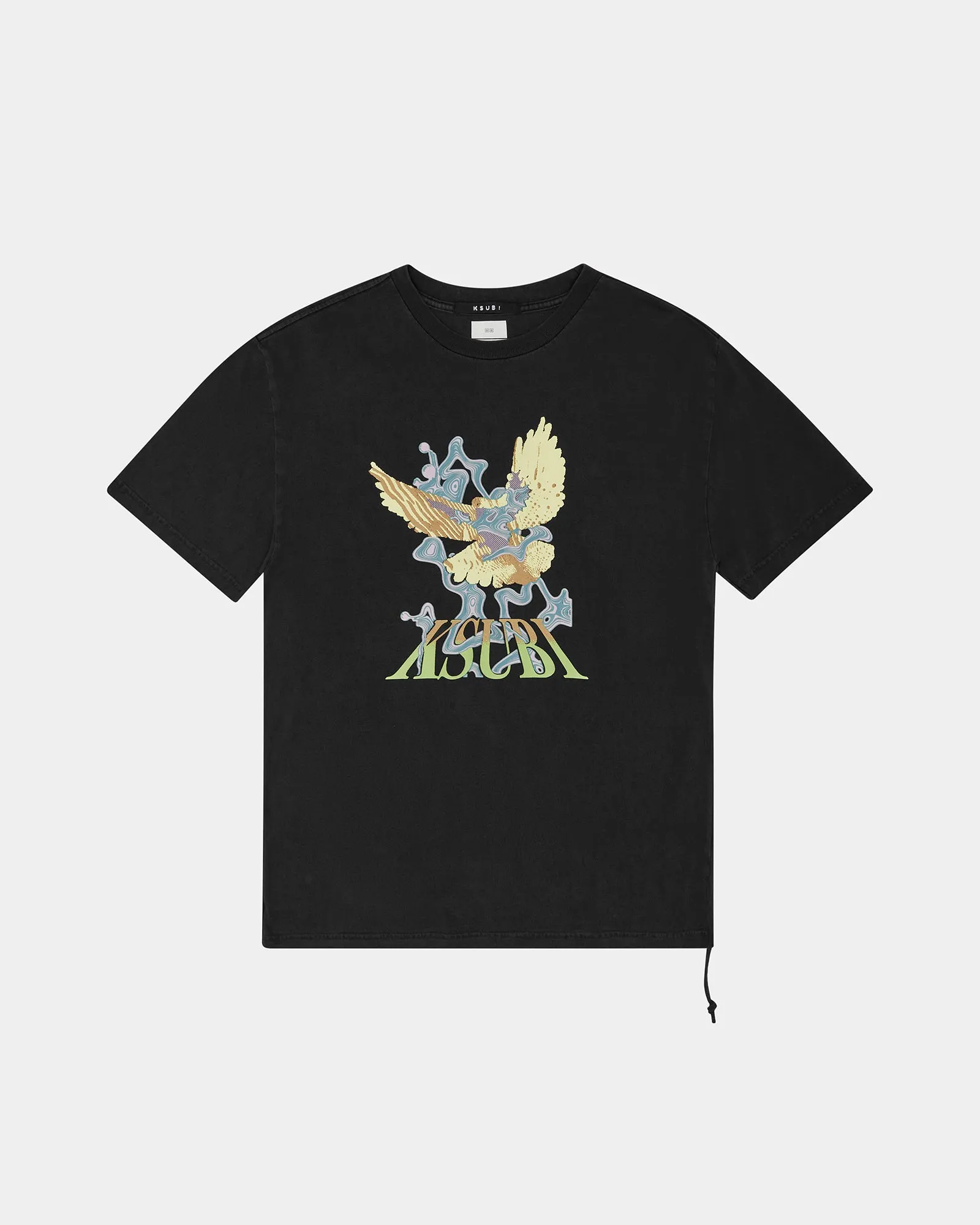 FLIGHT BIGGIE SS TEE FADED BLACK sold by Ksubi product image thumbnail 5