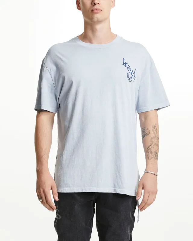KSUBEYE BIGGIE SS TEE SKY made by Ksubi
