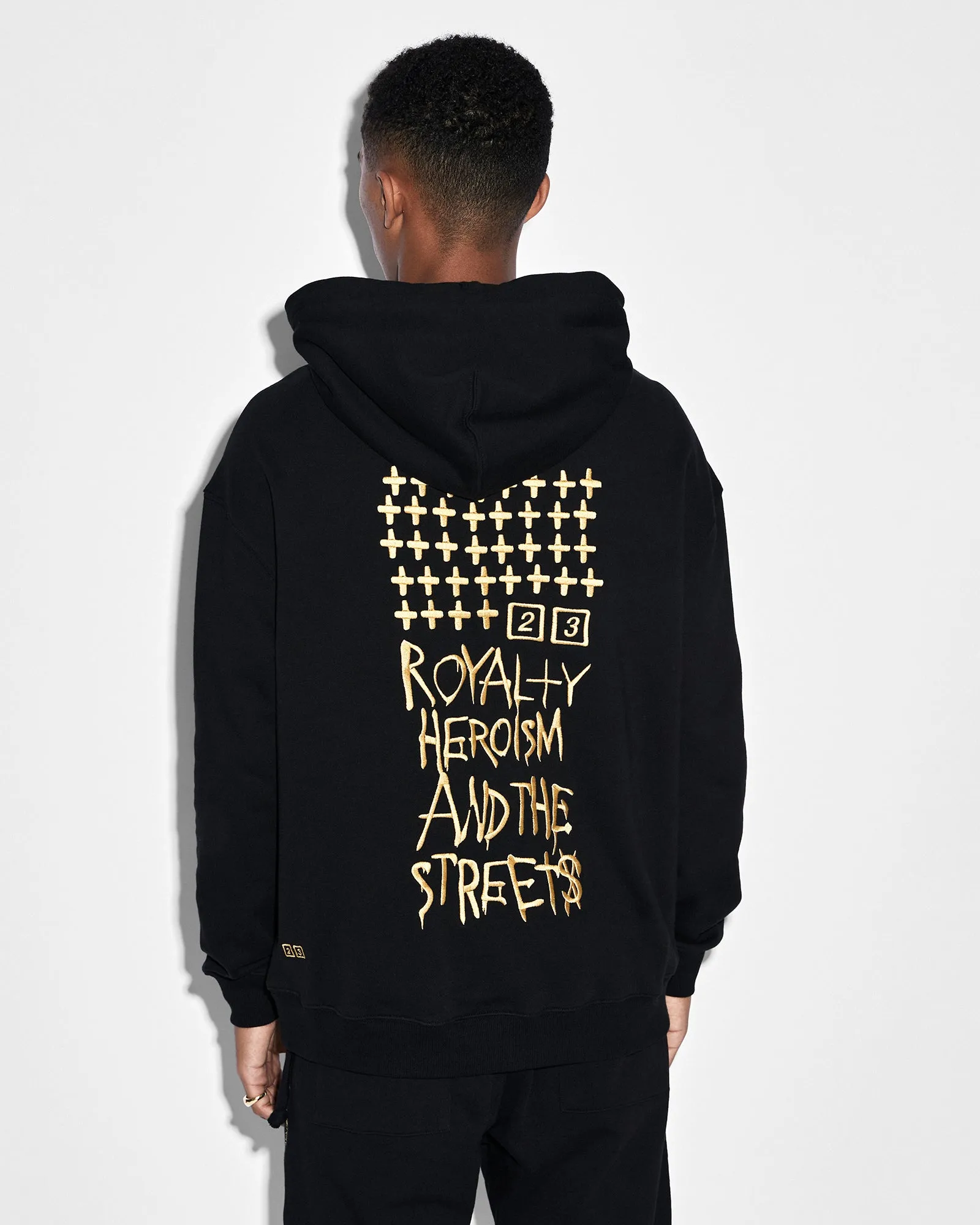KSUBI 23 BIGGIE HOODIE JET BLACK sold by Ksubi product image thumbnail 3