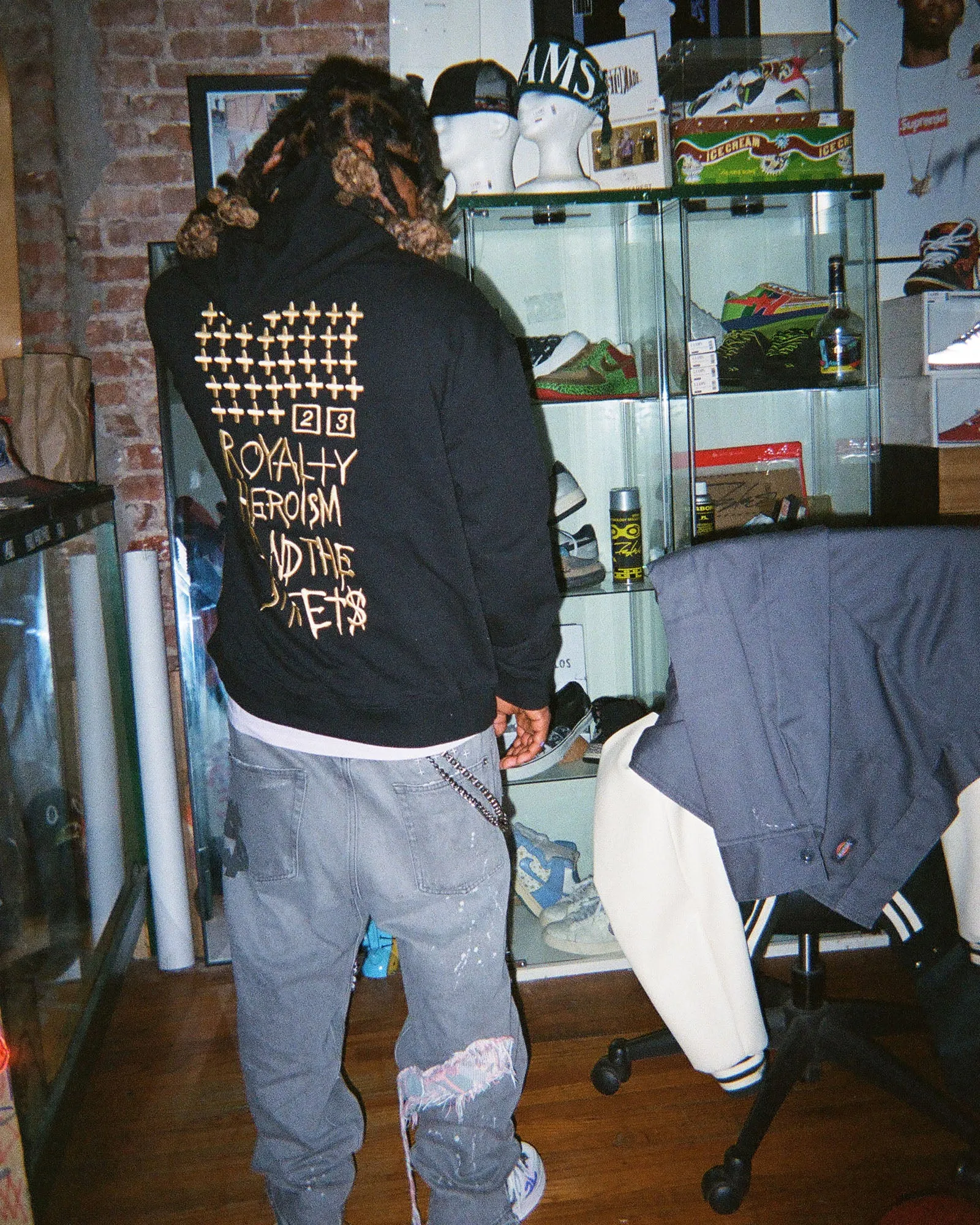 KSUBI 23 BIGGIE HOODIE JET BLACK sold by Ksubi product image thumbnail 2