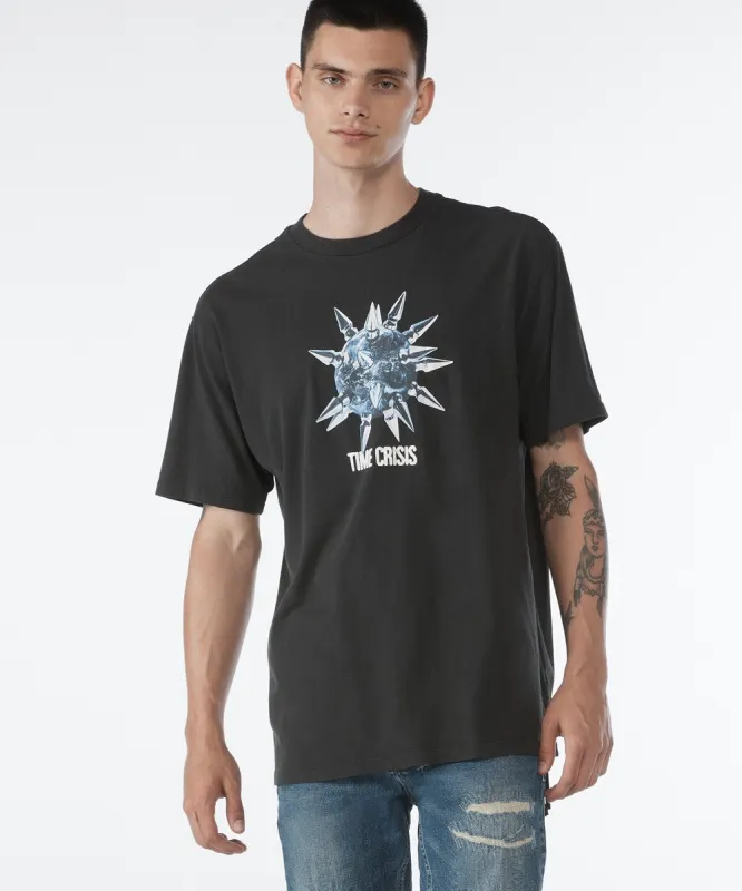 TIME CRISIS SS TEE BLACK sold by Ksubi