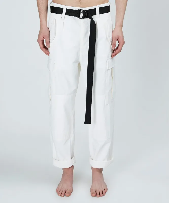 RAWS CARGO PANT WHITE made by Ksubi