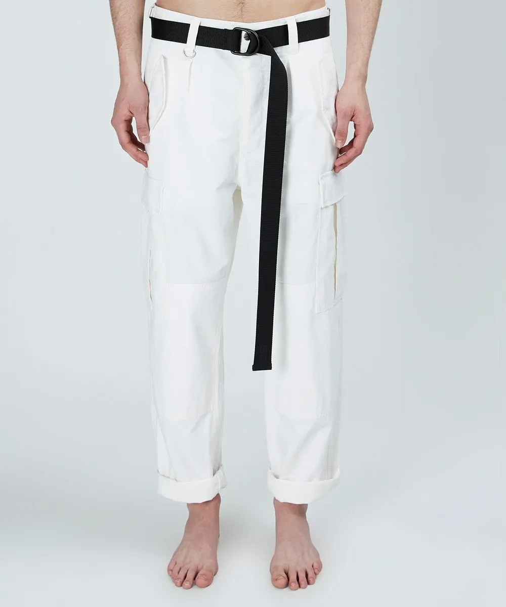 RAWS CARGO PANT WHITE sold by Ksubi