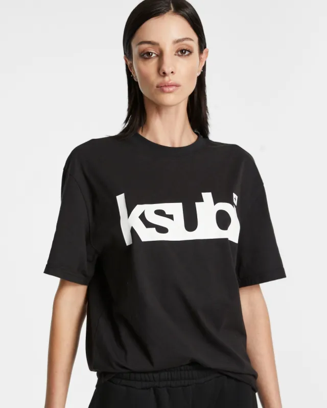 KSUBI ICON OH G SS TEE JET BLACK made by Ksubi