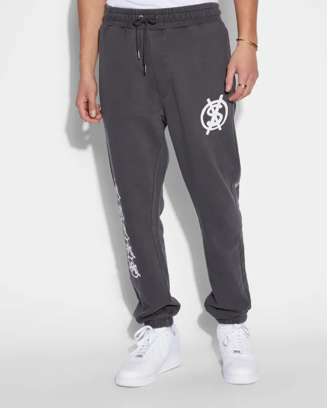 DOLLAR LOFI TRAK FADED BLACK sold by Ksubi