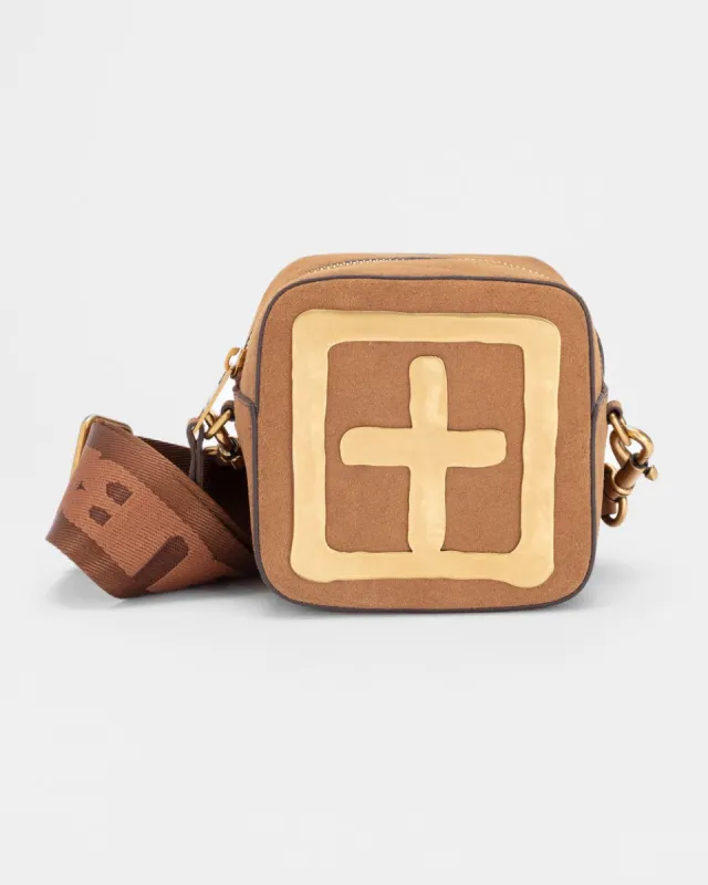 KUBE MINI BAG TAN sold by Ksubi