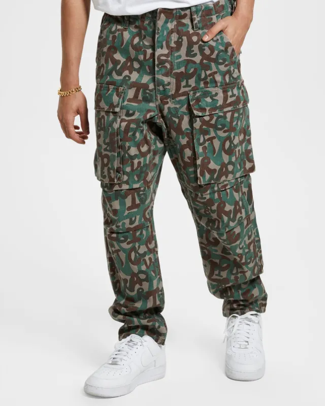 FREQUENCY CARGO PANT CAMO sold by Ksubi