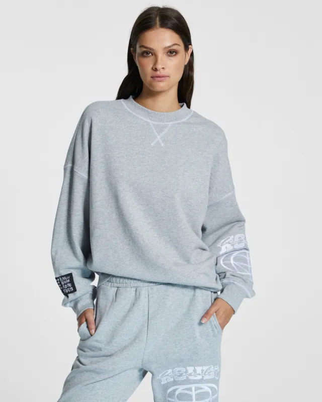 1990 OG CREW GREY MARLE sold by Ksubi