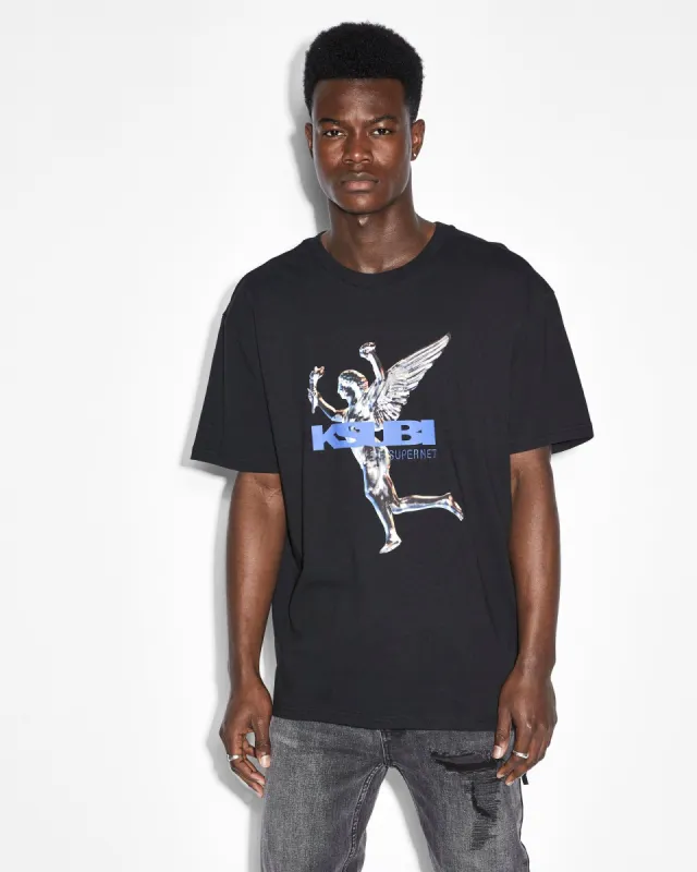 KSUBI ROLLS BIGGIE SS TEE JET BLACK sold by Ksubi